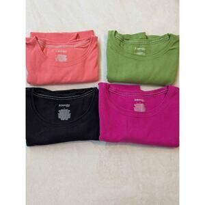 Bundle of 4 St. John's Bay women's short sleeve tops size large